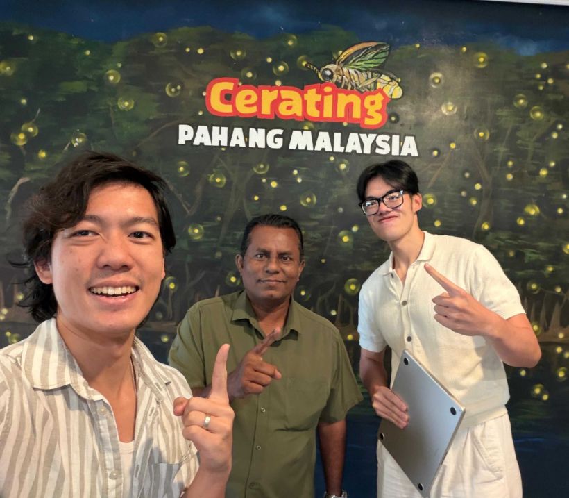 Hafiz with the Kong team at Cherating